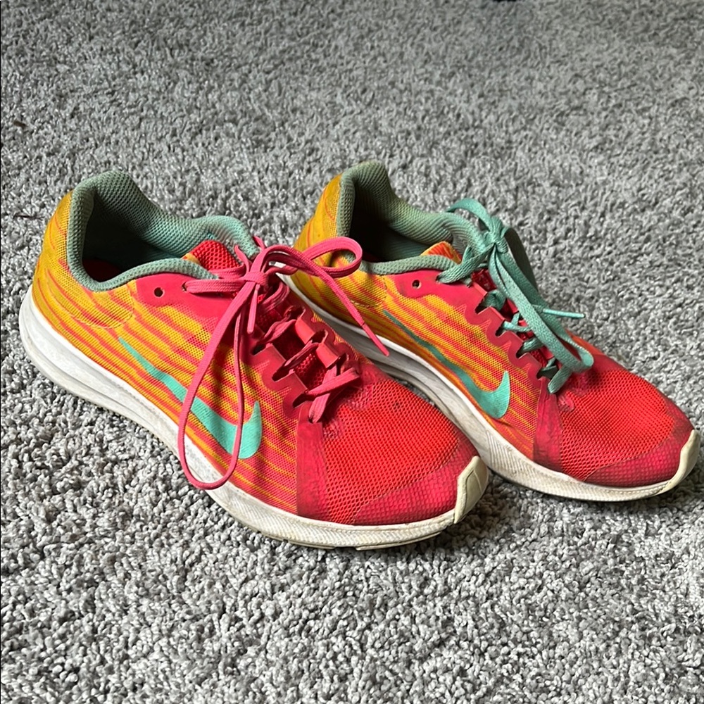 Nike pink and Yellow Running Shoes - $3 if added to bundle
